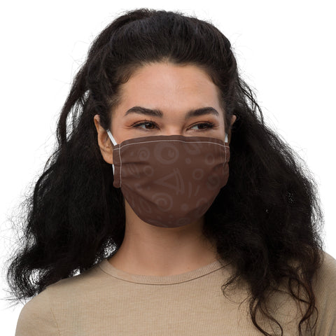 Premium Face Mask - Brown
