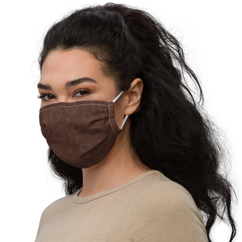 Premium Face Mask - Brown